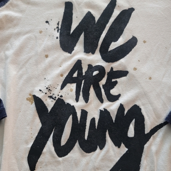 2/$20 American Eagle We Are Young Baseball T Shirt S - Picture 2 of 9